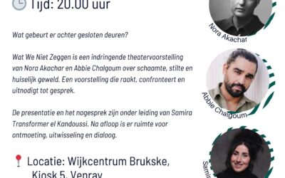 Voorstelling ‘Wat we niet zeggen’